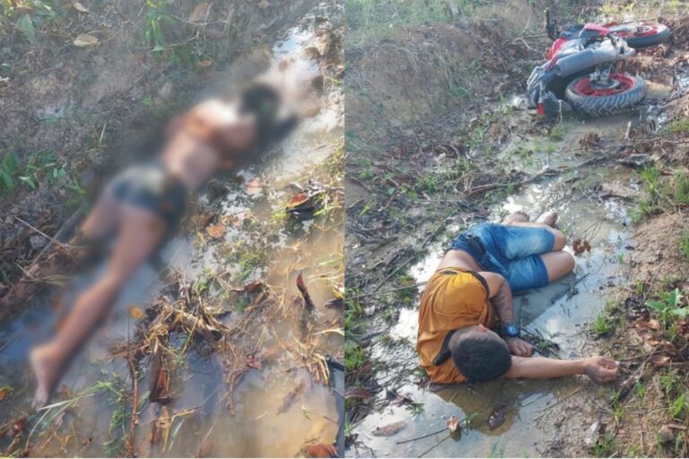 Acidente de moto no interior do AM mata passageira e deixa motoqueiro gravemente ferido