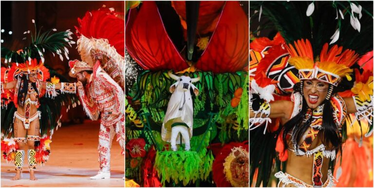 Boi Garantido encerra primeira noite do 57° Festival de Parintins