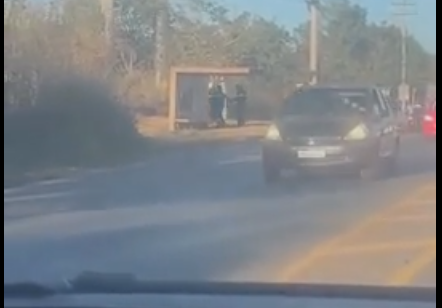 VÍDEO: Casal é agredido após atropelar policial e tentar fugir