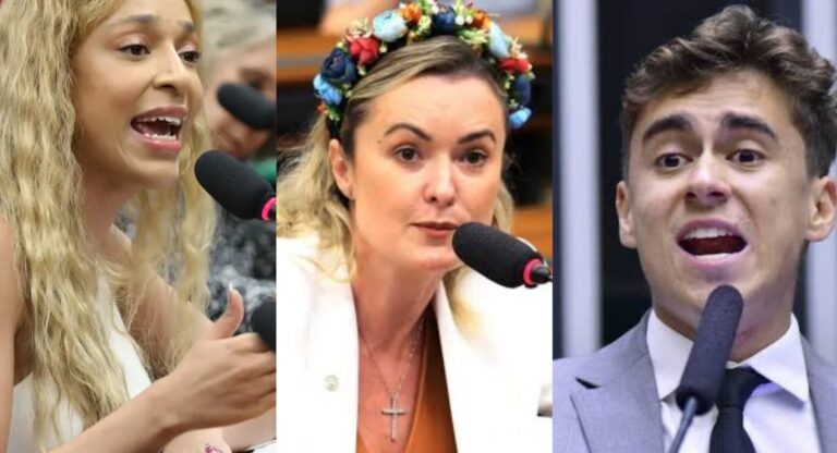 VÍDEO: Erika Hilton, Júlia Zanatta e Nikolas Ferreira trocam ofensas pessoais na Câmara dos Deputados