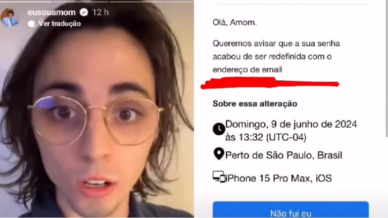 Amom Mandel denuncia ataque às suas redes sociais: “Estou sendo alvo de roubo de identidade”