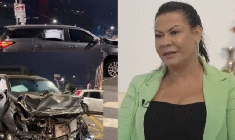 VÍDEO: Mãe de Marília Mendonça sofre acidente de carro em SP