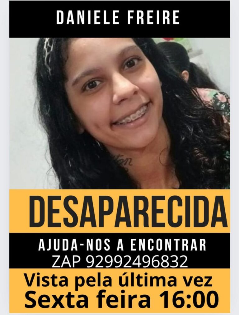 Jovem desaparece em Iranduba e família recebe mensagens suspeitas