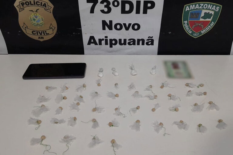 Quatro pessoas são presas por tráfico de drogas em Novo Aripuanã Quatro pessoas são presas por tráfico de drogas em Novo Aripuanã