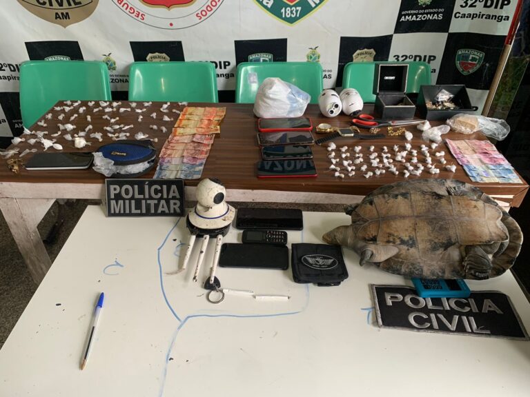 Três envolvidos com crime organizado são presos na operação Caapiranga Livre