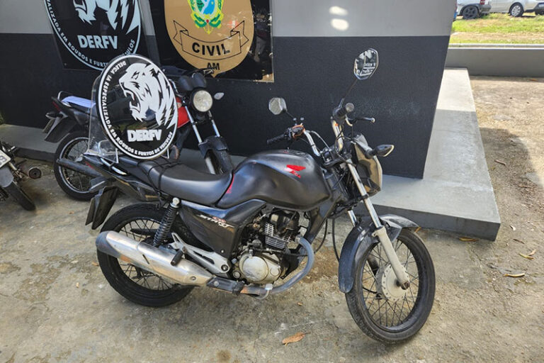 Homem é preso por adulteração e receptação de motocicleta em Manaus
