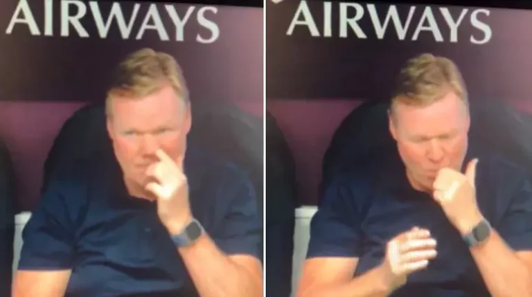VÍDEO: Técnico da Holanda é flagrado comendo ‘meleca’ em jogo da Eurocopa