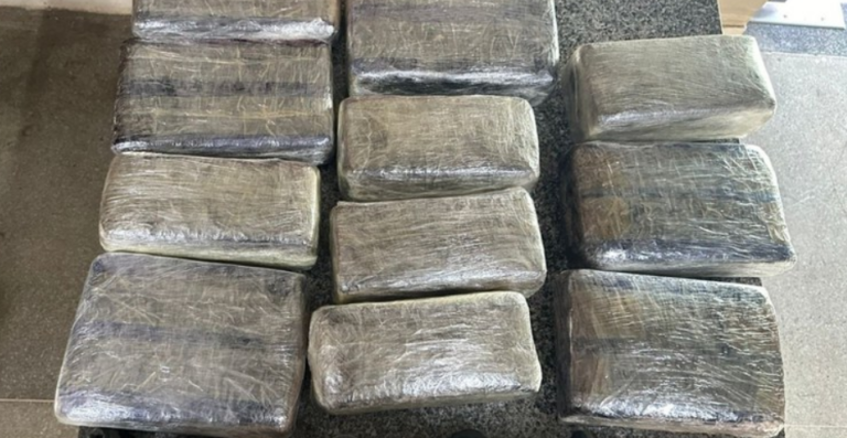 Homem é preso ao tentar embarcar com 20kg de maconha, em São Gabriel da Cachoeira, no AM