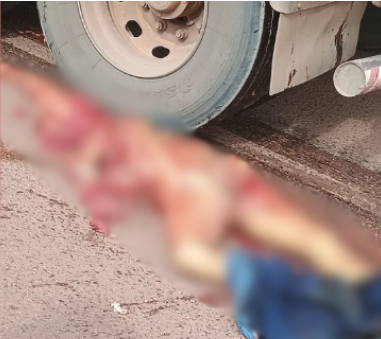 Idoso tem corpo dilacerado ao ser atropelado por carreta na BR-174
