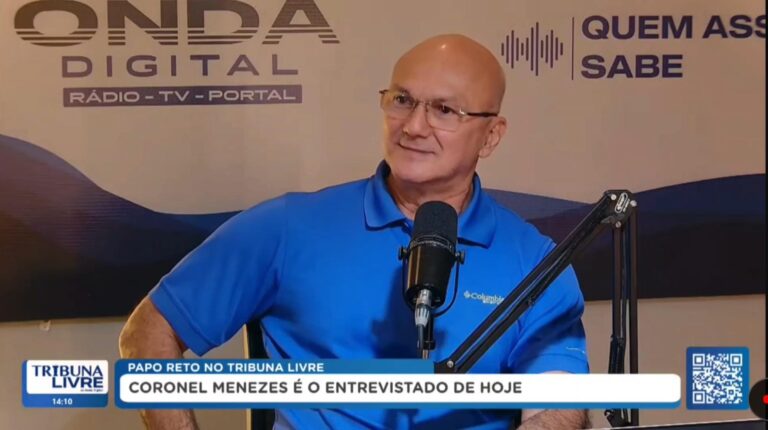 “Ele vai perder essa eleição pela insensatez”, dispara Coronel Menezes sobre David Almeida