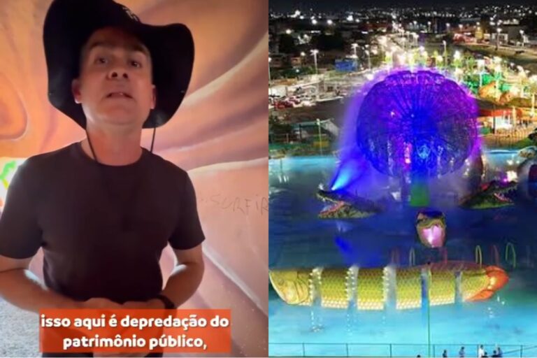 David Almeida oferece mil reais para quem denunciar vândalos que picharam parque
