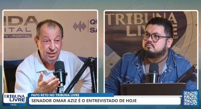 “Nosso alinhamento hoje com o David é muito bom”, diz Omar Aziz sobre apoio a David Almeida