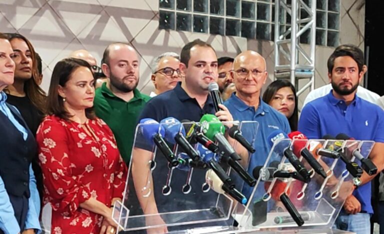 Roberto Cidade anuncia Coronel Menezes como vice na chapa do União Brasil à Prefeitura de Manaus