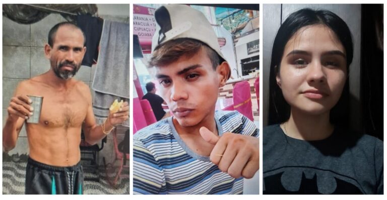 Familiares buscam por paradeiro de três pessoas desaparecidas em Manaus Familiares buscam por paradeiro de três pessoas desaparecidas em Manaus