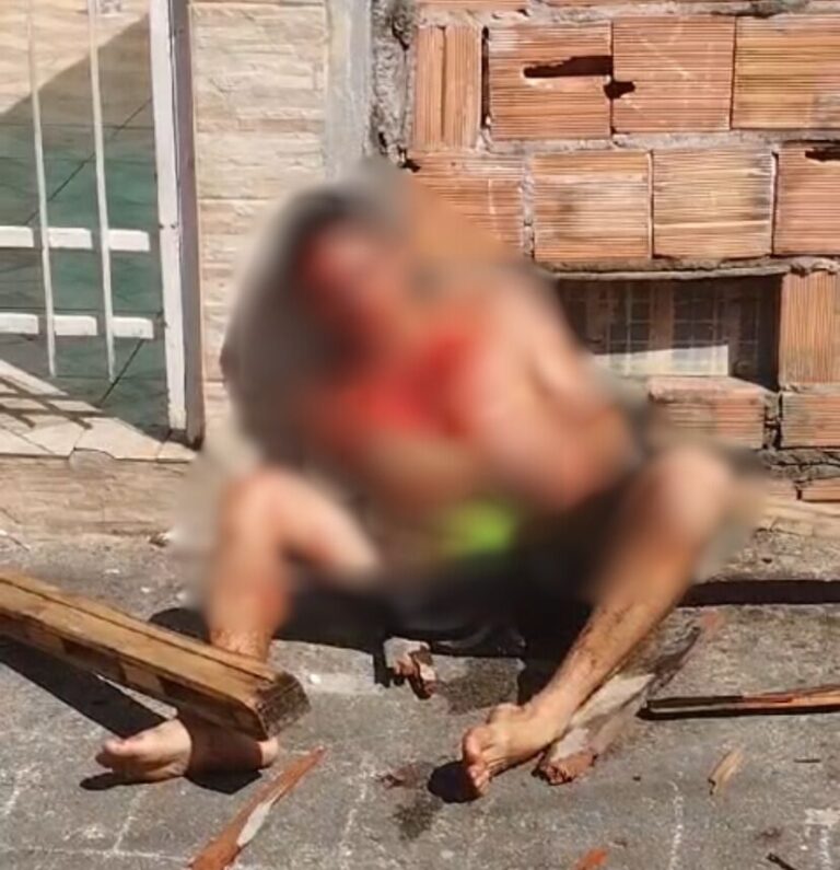 IMAGENS FORTES: Suspeito de estuprar criança de 6 anos é espancado até a morte no Nova Esperança