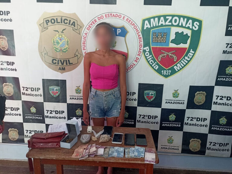 Adolescente é apreendida por ato infracional análogo a tráfico de drogas em Manicoré