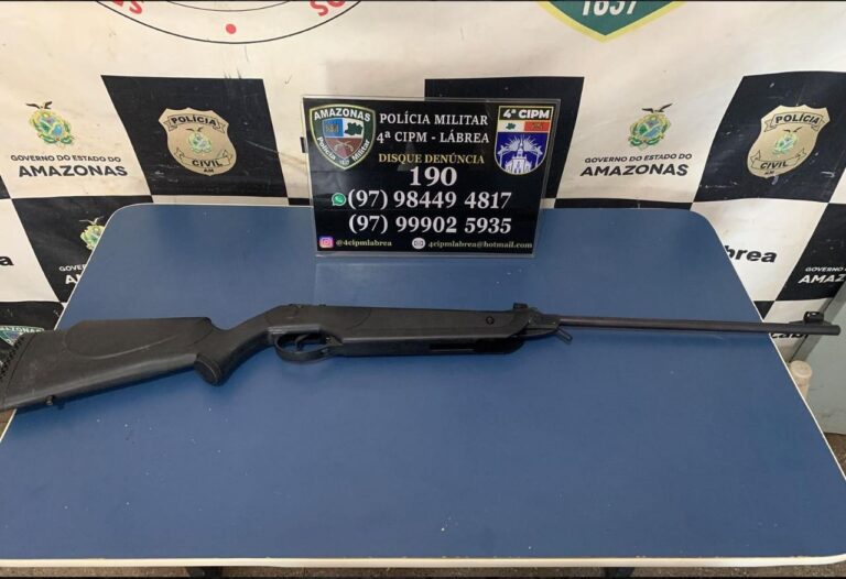 Em Lábrea, homem é preso tentando vender arma de fogo modificada