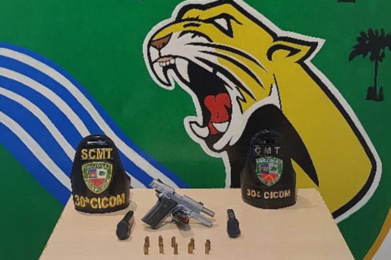 ‘Negueba’ é preso com arma de fogo na zona Leste de Manaus