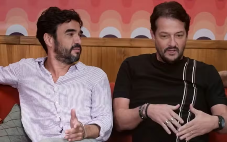 Caio Blat se irrita após ter órgão genital elogiado por Marcelo Serrado: ‘babaquice’