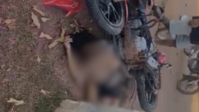 VÍDEO: Mulher morre após motocicleta colidir com poste no município de Autazes