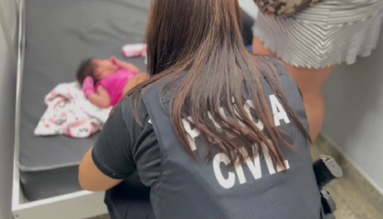 Tráfico de pessoas: Bebê de 20 dias é resgatado pela polícia em Manaus