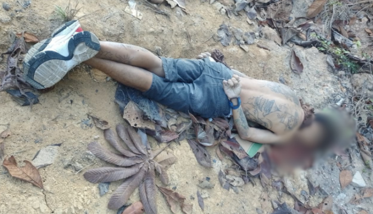 Corpo de homem é encontrado com mãos amarradas no Rio Preto da Eva