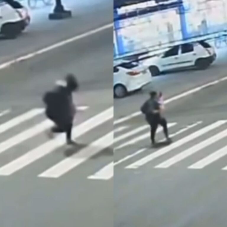 VÍDEO: mulher e criança são atropeladas em faixa de pedestre no ES
