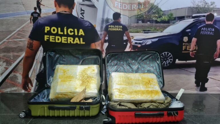 PF prende mulher com 32 kg de drogas no aeroporto de Manaus