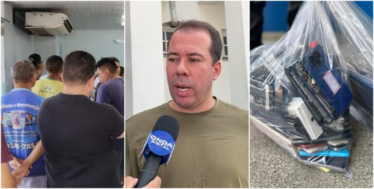 Cerca de 30 pessoas são detidas e mil celulares são apreendidos em operação no Centro de Manaus