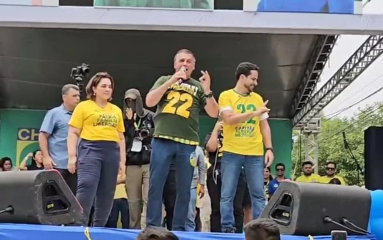Durante evento em Manaus, Bolsonaro diz que Moraes tenta ‘silenciar’ conservadores: “ele quer censurar a verdade”