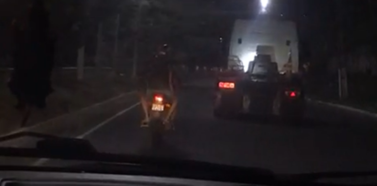 VÍDEO: Motoristas de carretas são flagrados fazendo ‘manobras perigosas’ no Tarumã