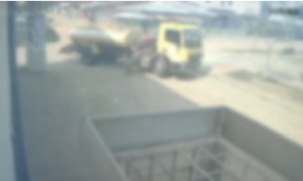 VÍDEO: Morador de rua é esmagado por caminhão-pipa no município de Anori