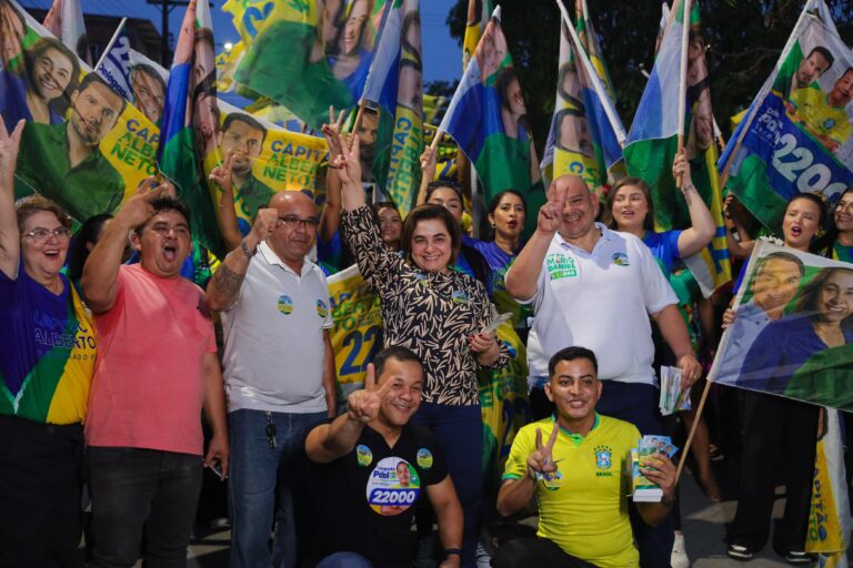 ELEIÇÕES 2024 – Alberto Neto no Senado e Maria do Carmo na rua em campanha
