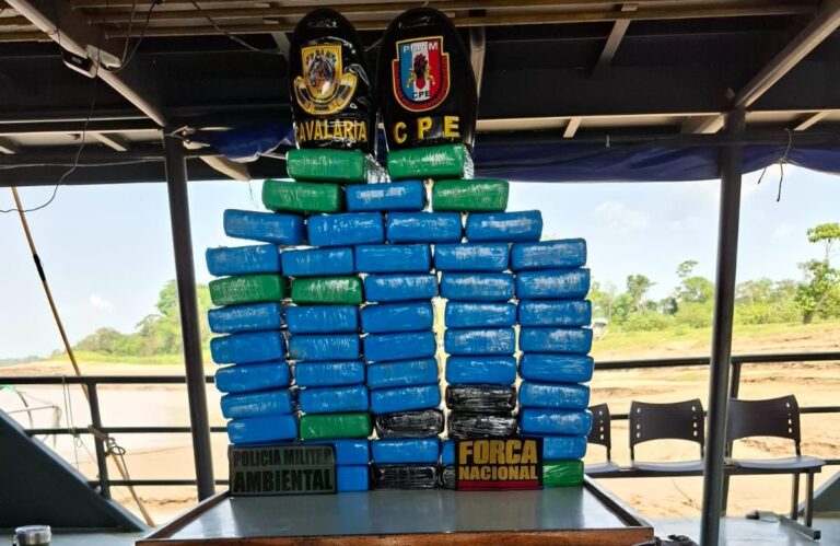 Cerca de 300 kg de drogas são aprendidas no interior do Amazonas