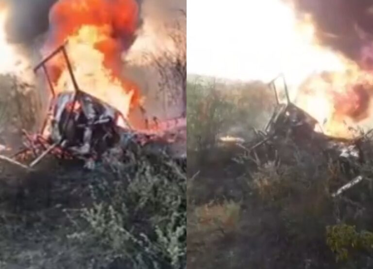 Helicóptero cai e deixa dois mortos em Caruaru