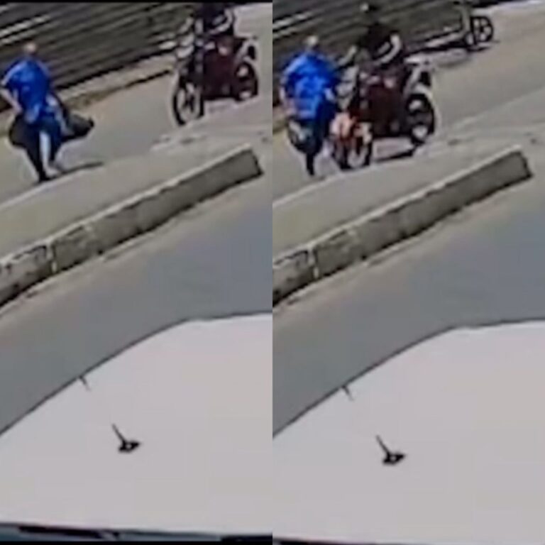 VÍDEO: Idoso morre após ser atropelado por motocicleta na Bahia
