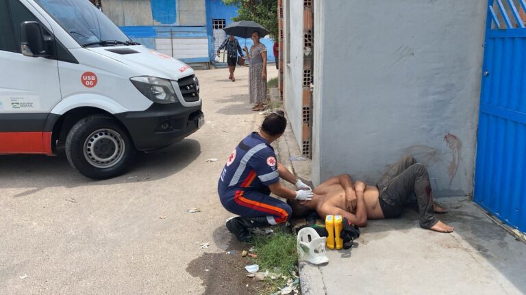 VÍDEO: Homem agoniza após ser espancado pelo tribunal do crime no São José