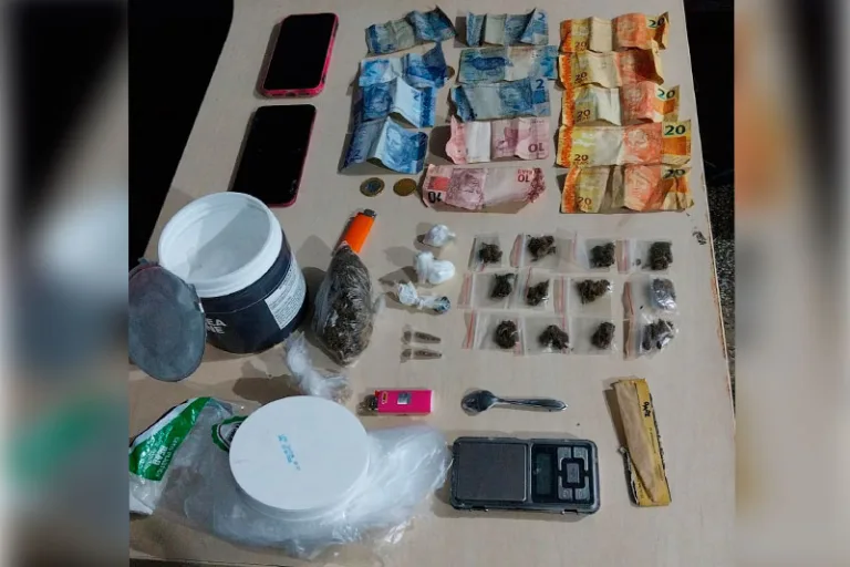 Tráfico de drogas no AM: três homens são presos e um adolecente é apreendido