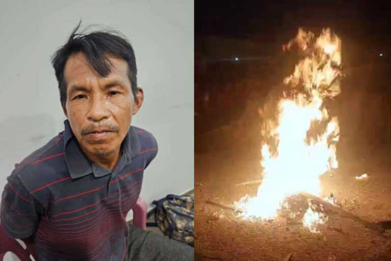 IMAGENS FORTES: Após estuprar e matar criança, homem é retirado de delegacia e queimado vivo em Jutaí