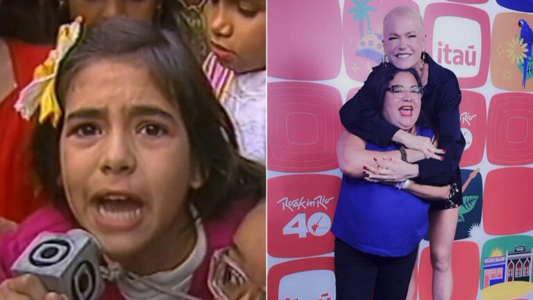 VÍDEO: Xuxa se encontra com mulher do meme "Que Xou da Xuxa é esse?" no Rock in Rio