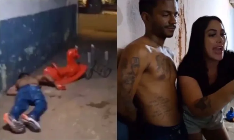 IMAGENS FORTES: veja momento que mulher crava faca no peito do próprio marido em PR