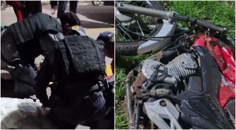 Criança de 8 anos morre atropelada em Presidente Figueiredo; Motociclista foge sem prestar socorro