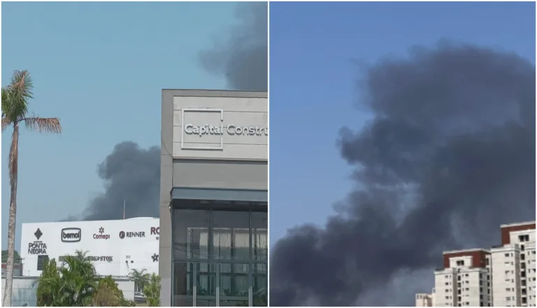 URGENTE: incêndio atinge base militar na Ponta Negra; veja vídeo