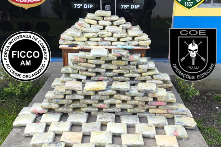 Dupla é presa com maconha avaliada em R$ 3 milhões no Amazonas