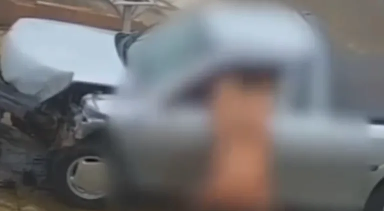 VÍDEO: Homem foge pelado após roubar carro e sofrer acidente, em GO