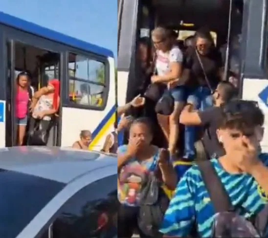 VÍDEO: passageiros passam mal e descem de ônibus após “pum atômico”, no Pará