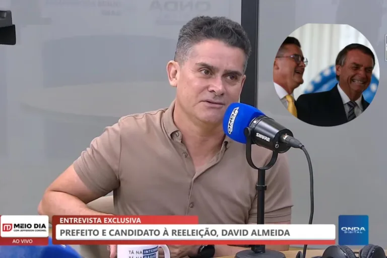 “Eu sou aliado, não sou alienado”, diz David Almeida sobre apoio a Bolsonaro em 2022