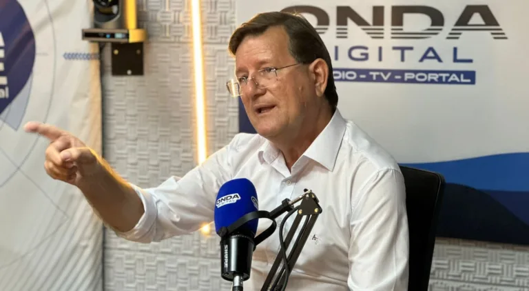 Vereador Zé Ricardo, no programa Tribuna Livre (Foto: Rede Onda Digital)