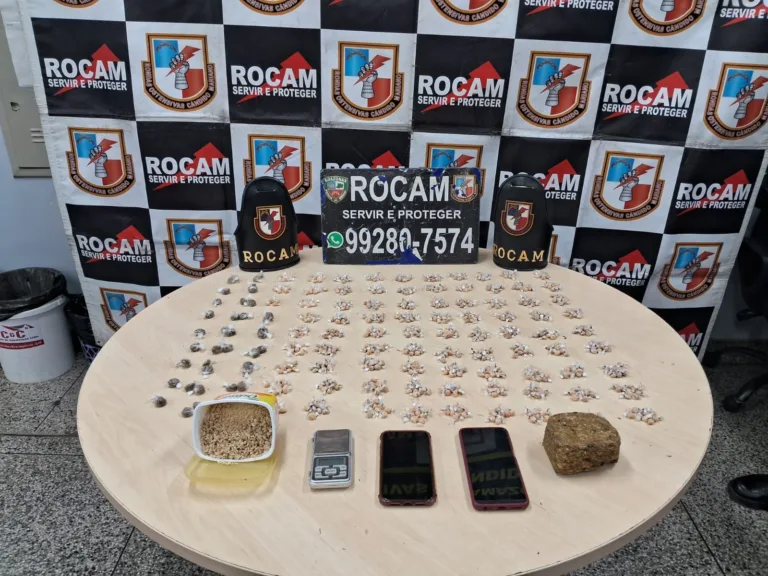 PM prende casal e apreende adolescente com drogas na zona Oeste de Manaus