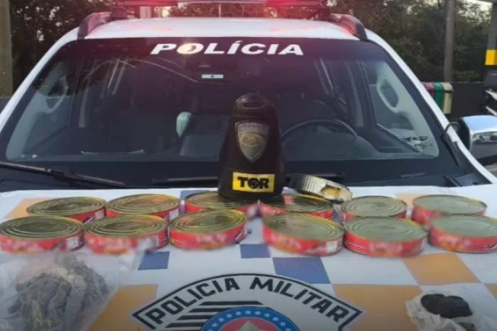 Polícia apreende cocaína escondida em latas de sardinha em SP